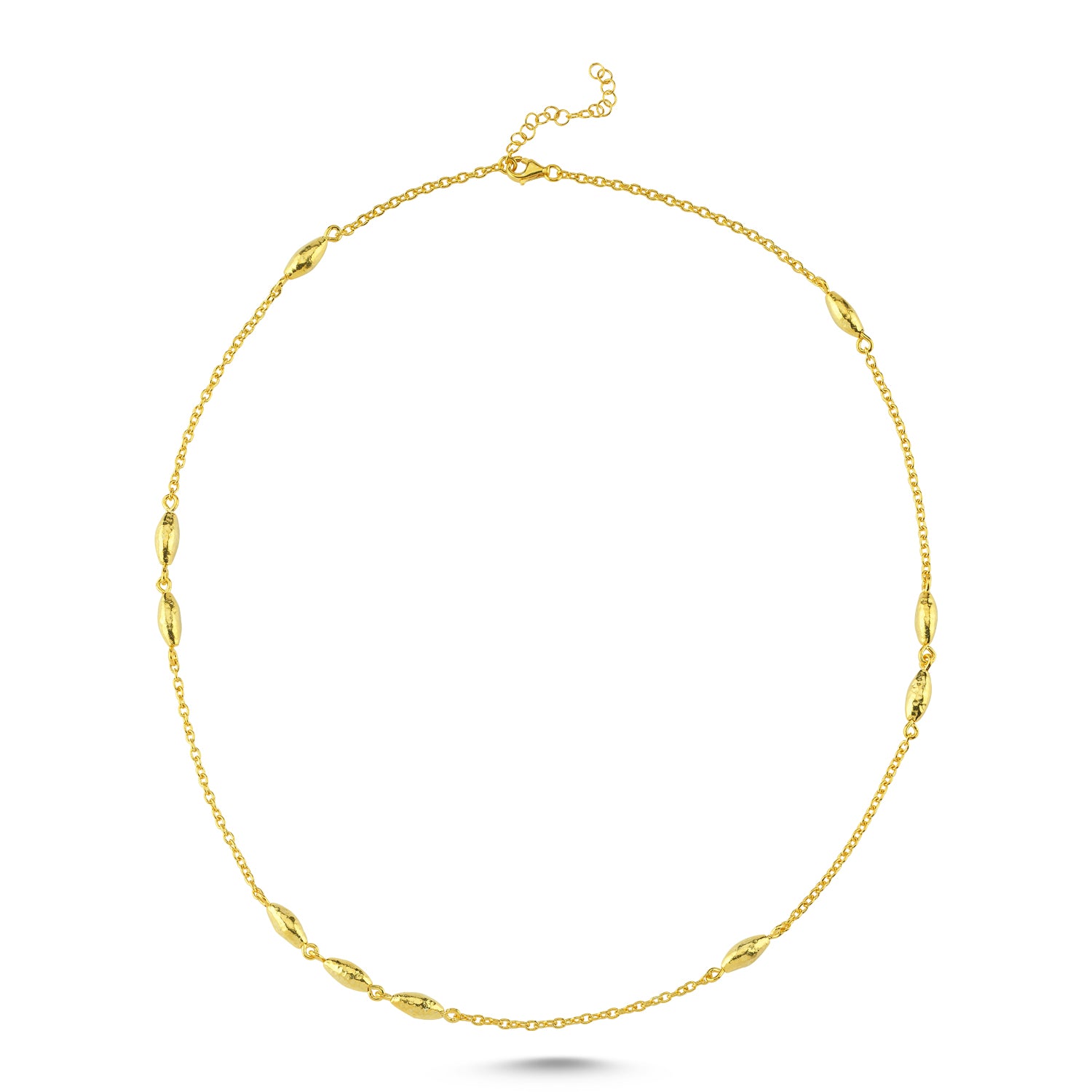 Pomegranate Seeds Solid Chain Necklace