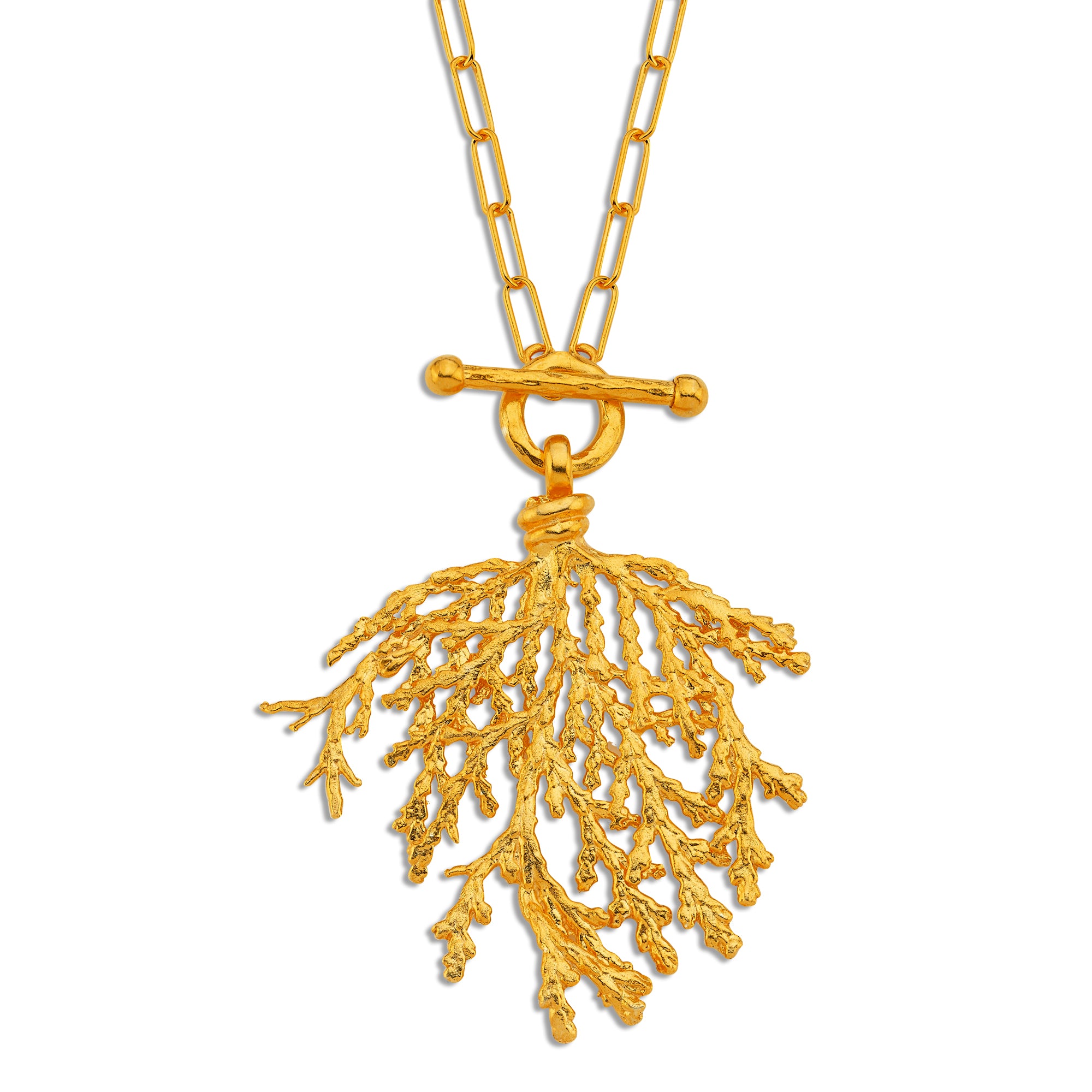 Living Coral Chained River Necklace