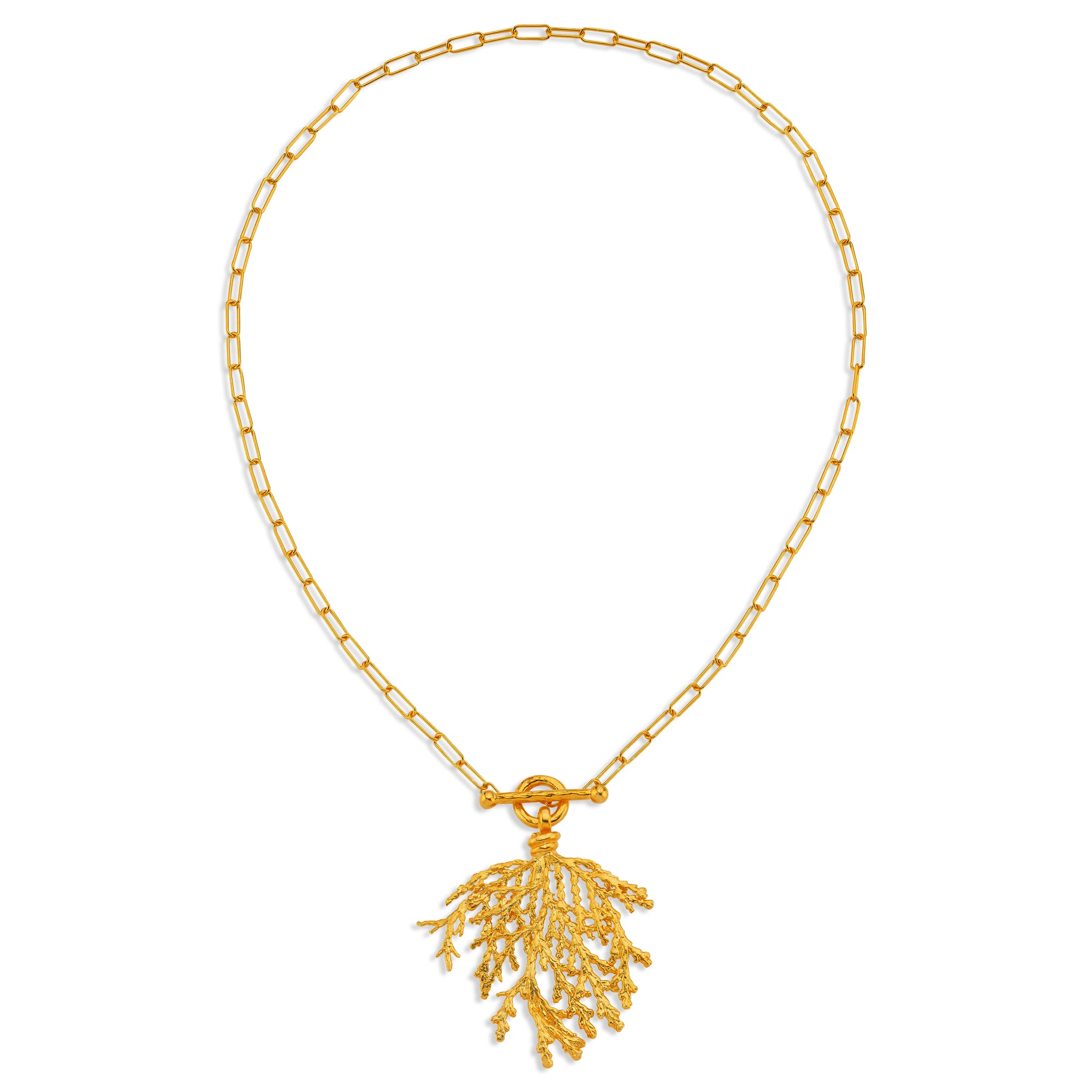 Living Coral Chained River Necklace