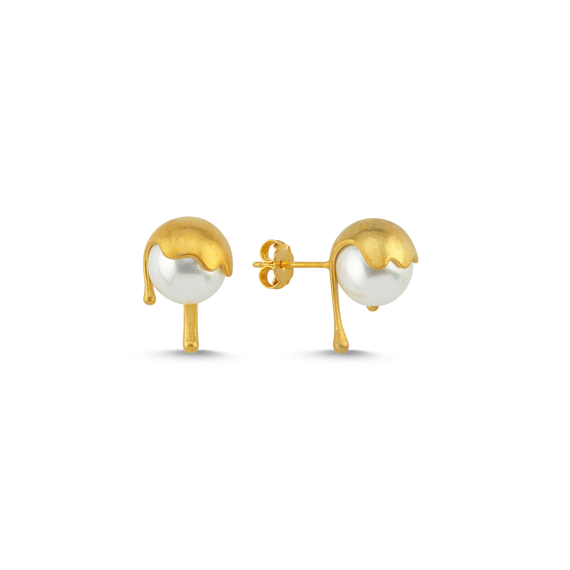 Molten Majorica Stud Earrings