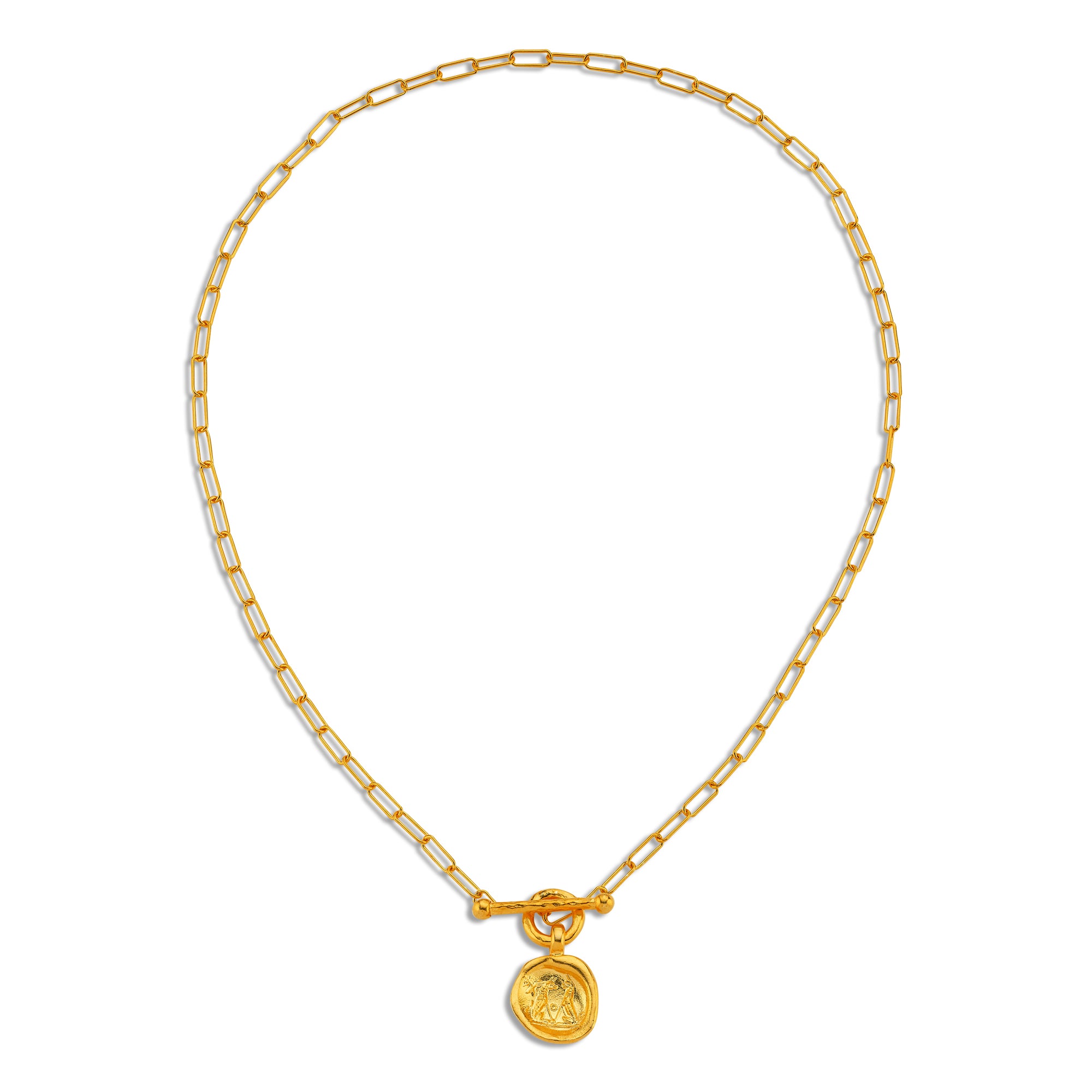 Wax Seal Chained River Necklace