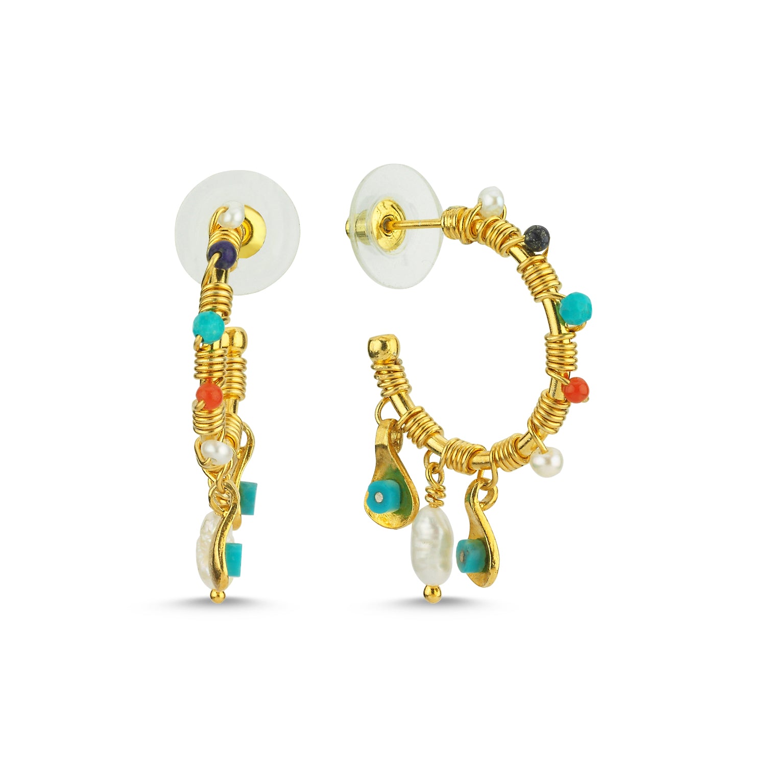 Festival Loop Stud Earrings