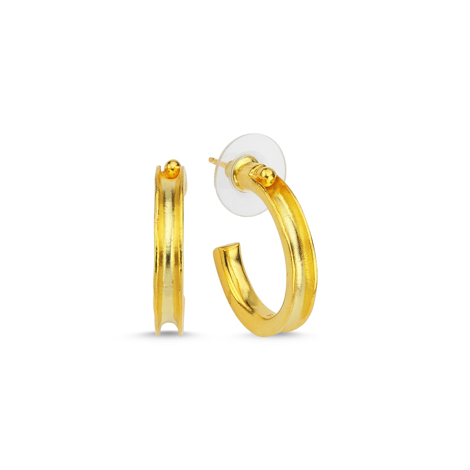 Vermeil Reflection Stud Earrings