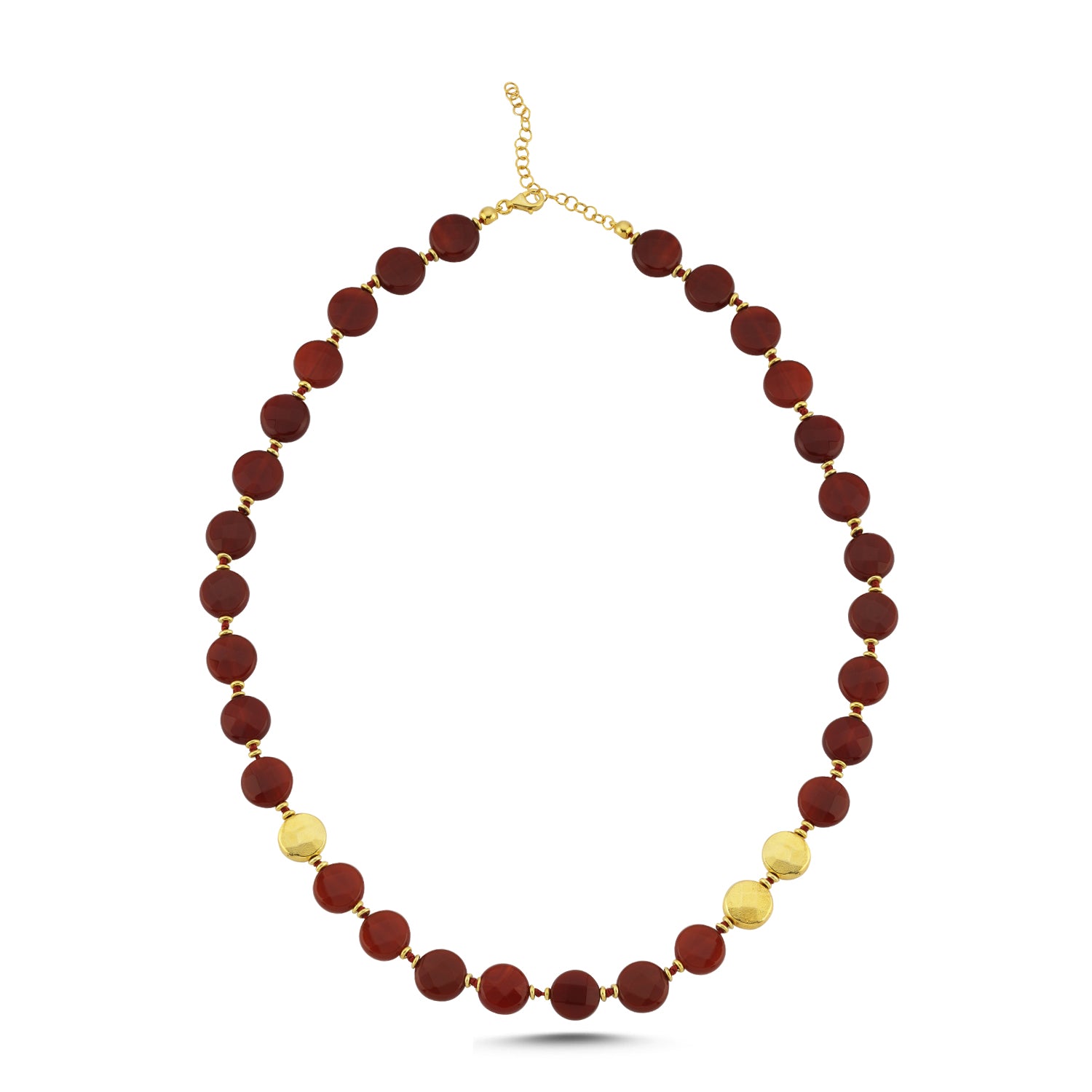 Cornelian Bead Necklace
