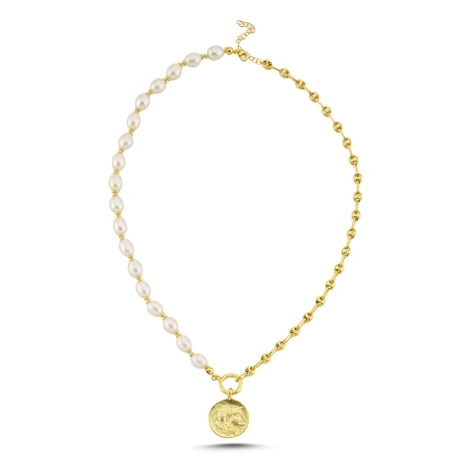 Pearl Twins Athena Necklace