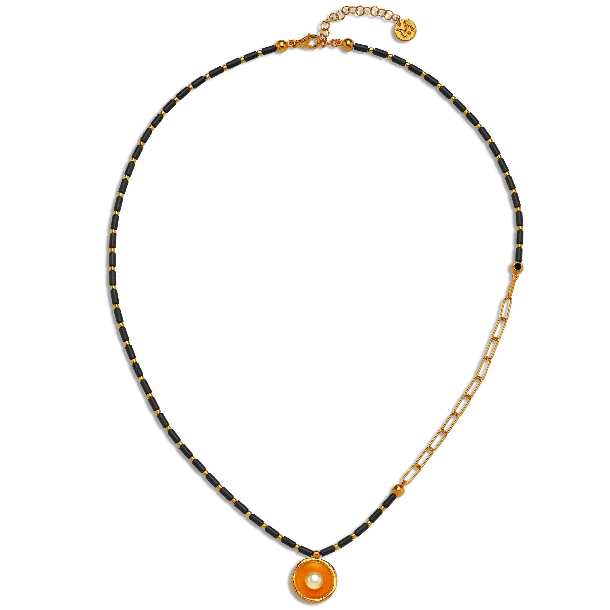Hematite Venus Chained Necklace