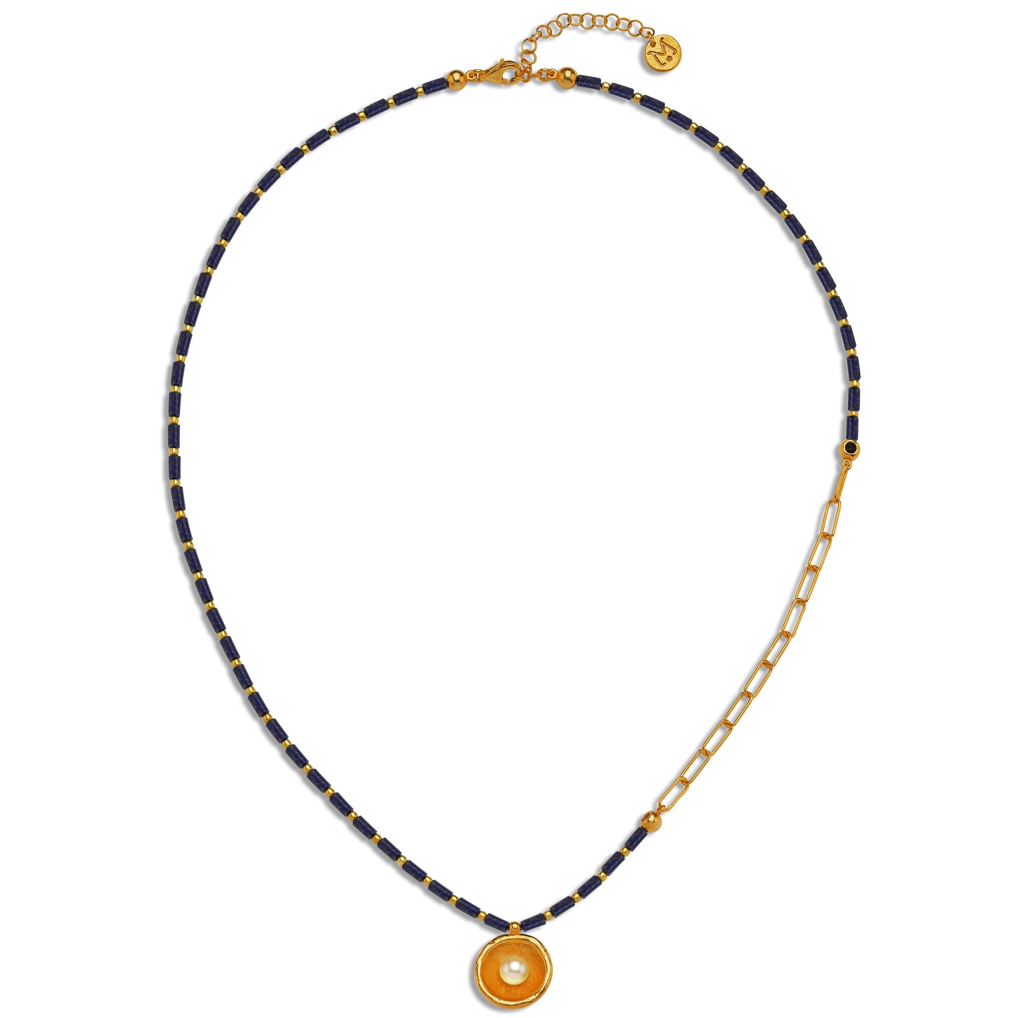 Lapis Venus Chained Kolye