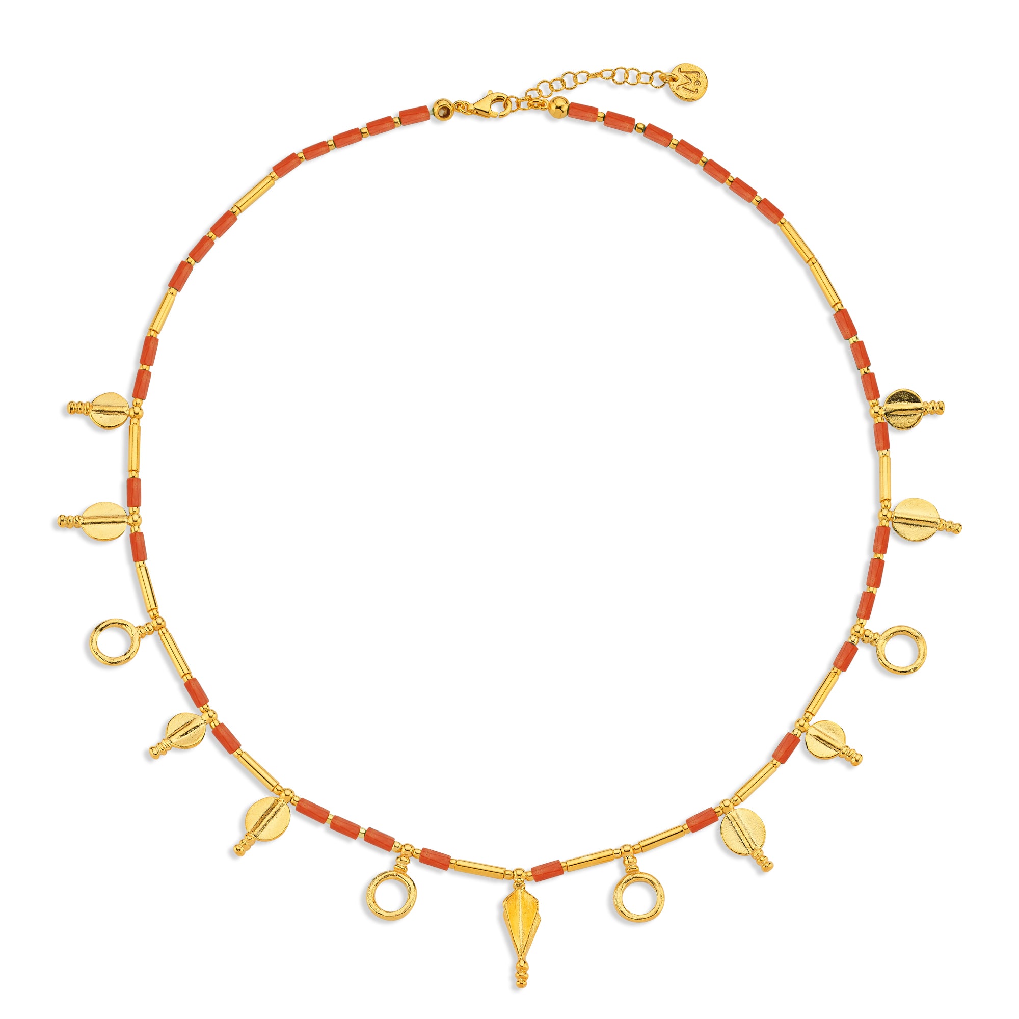 Coral Queen Of Troy Necklace