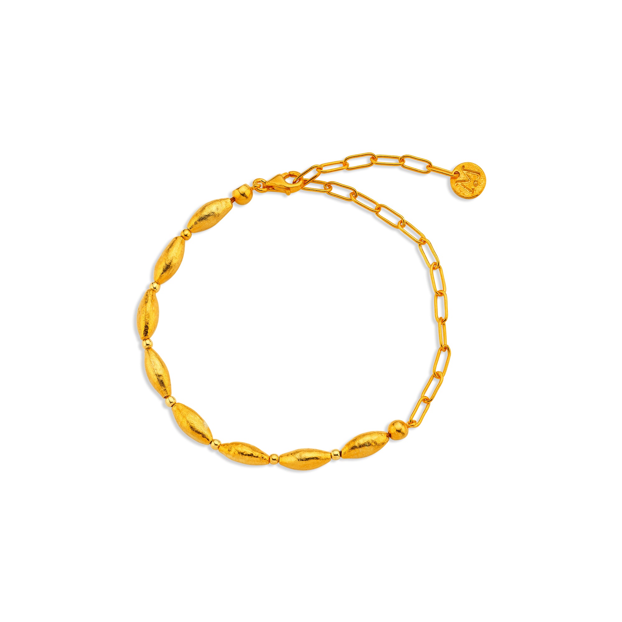 Pomegranate Seeds Chained Bracelet