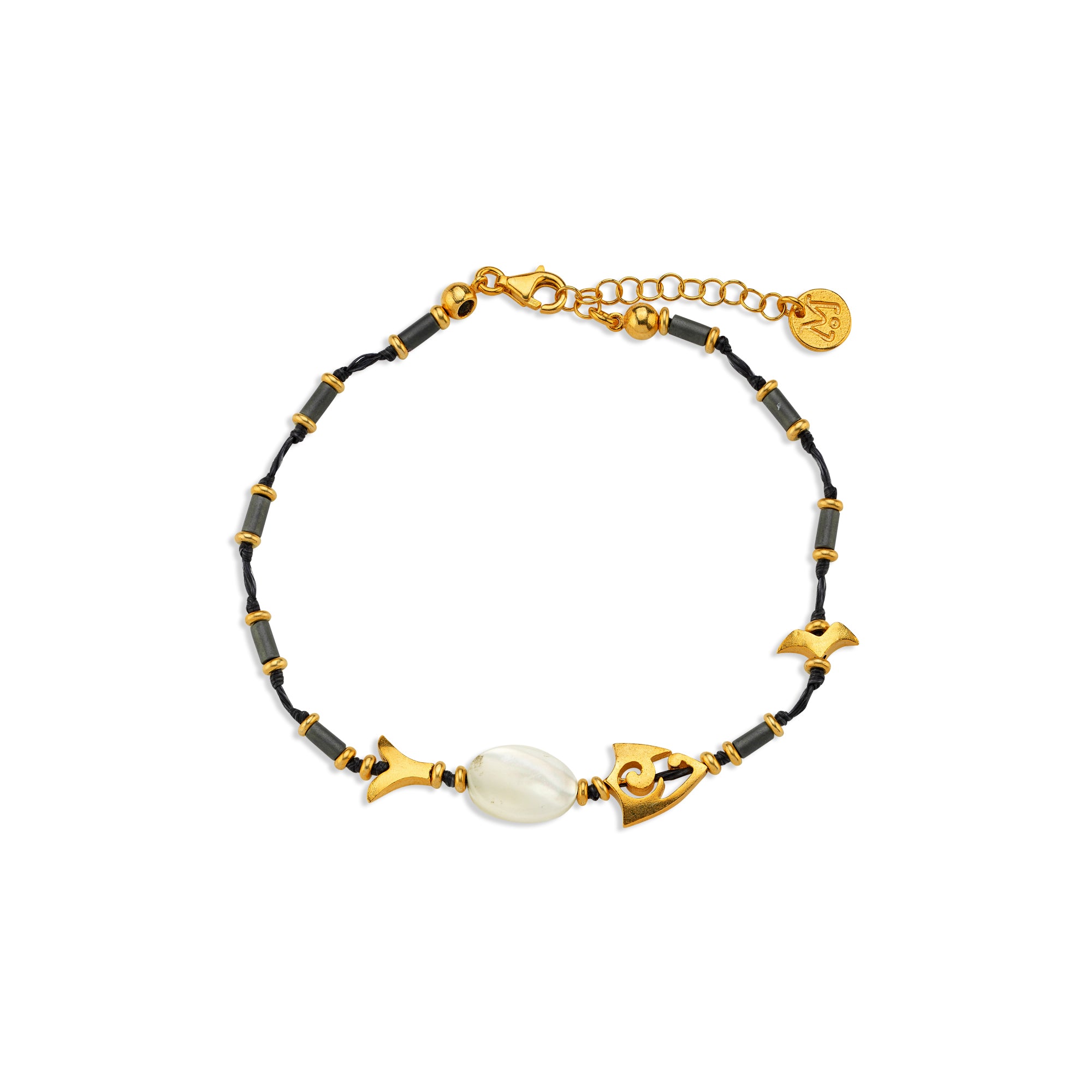 Nacre Fish Bone Bracelet