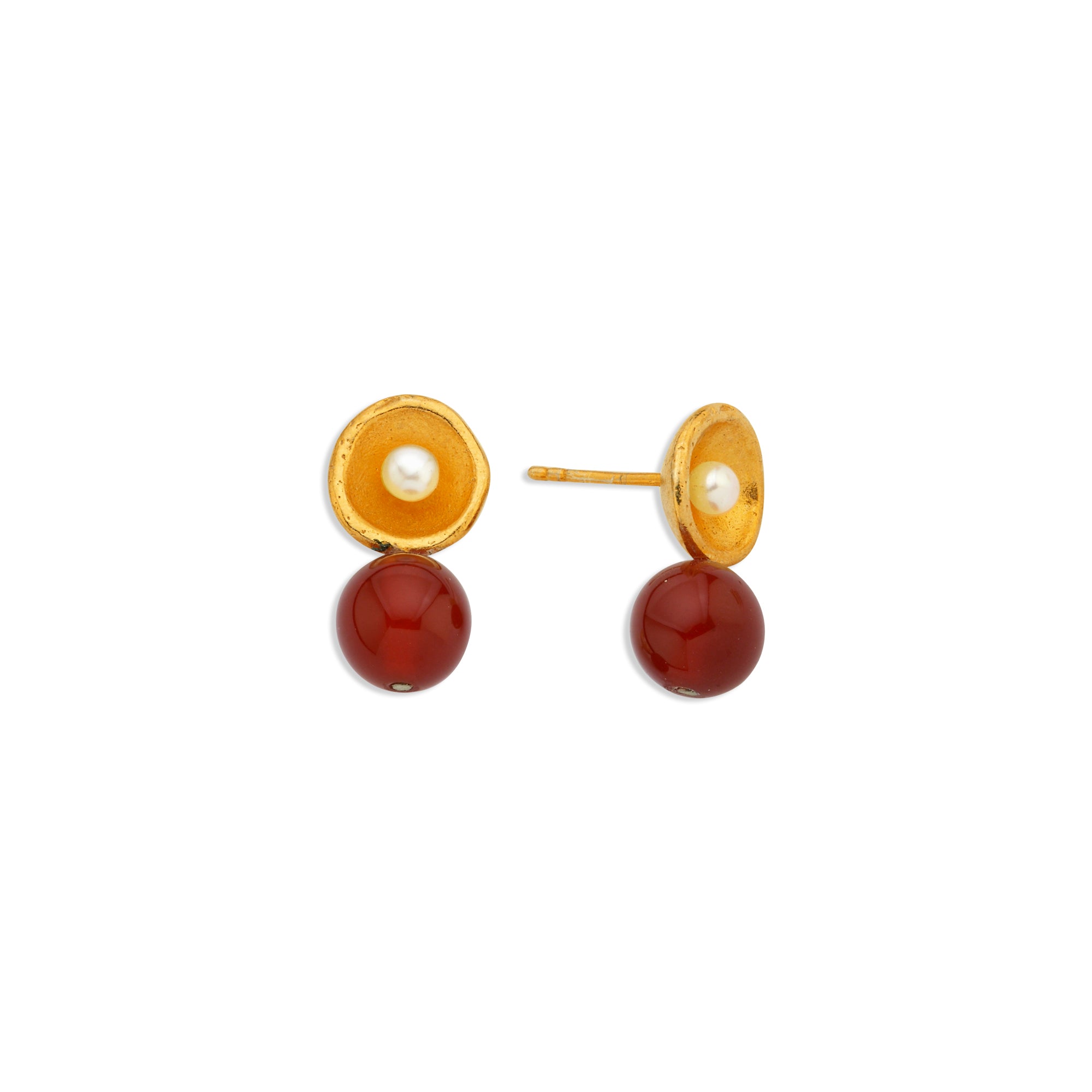 Cornelian Venus Stud Earrings