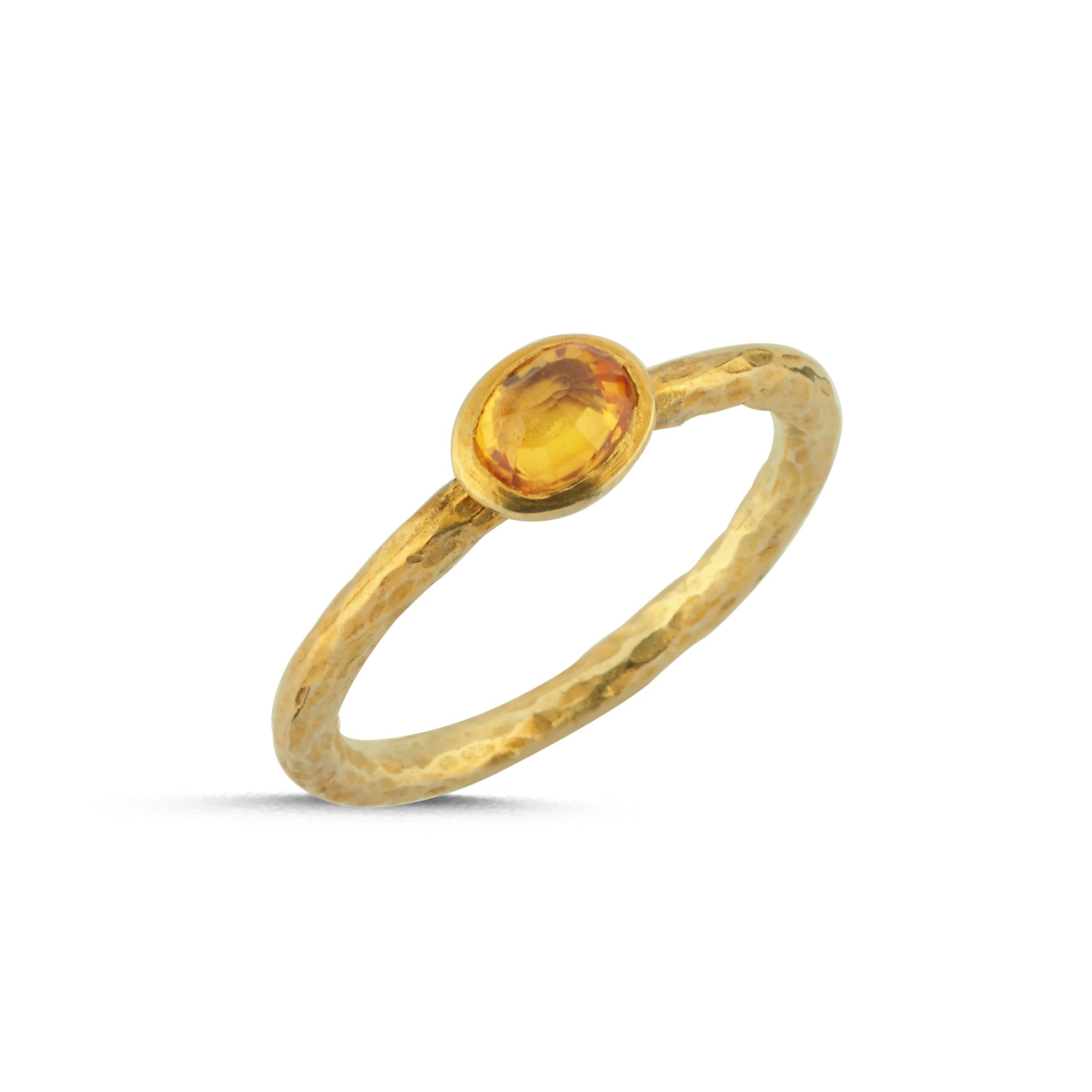 Tourmaline Vermeil Saffron Ring