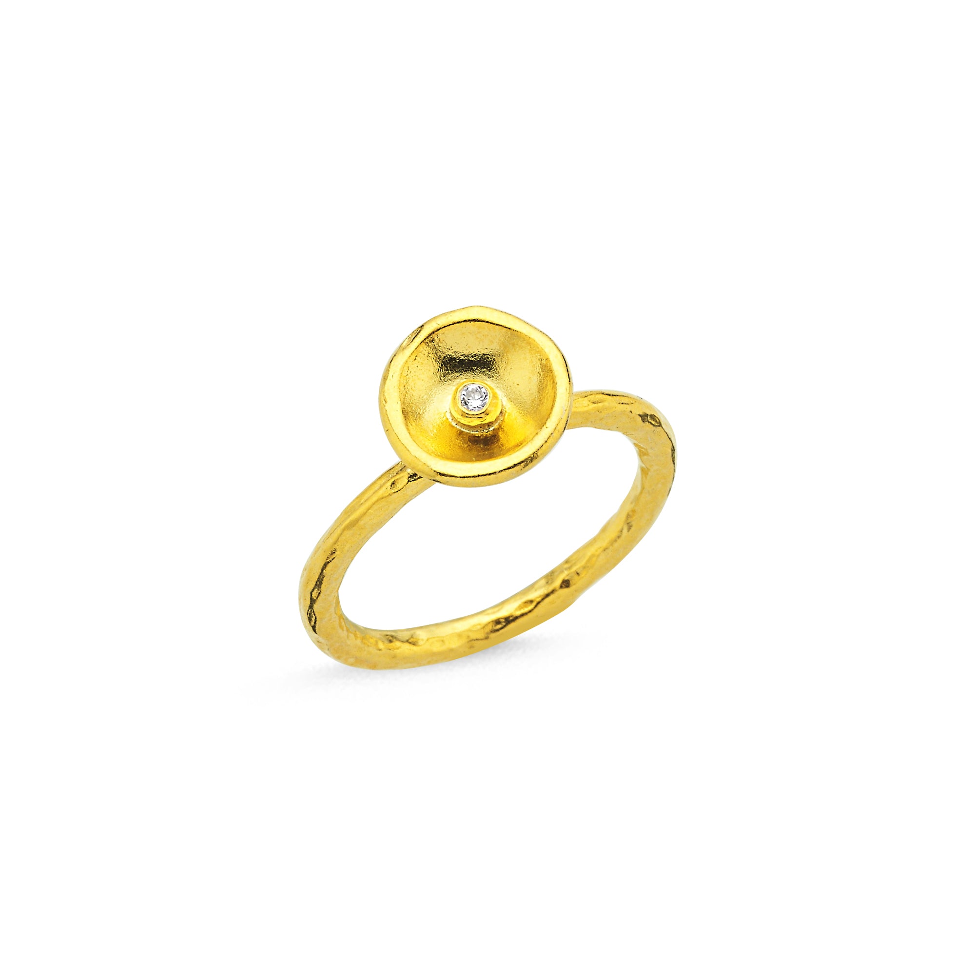 Diamond Venus Vermeil Ring
