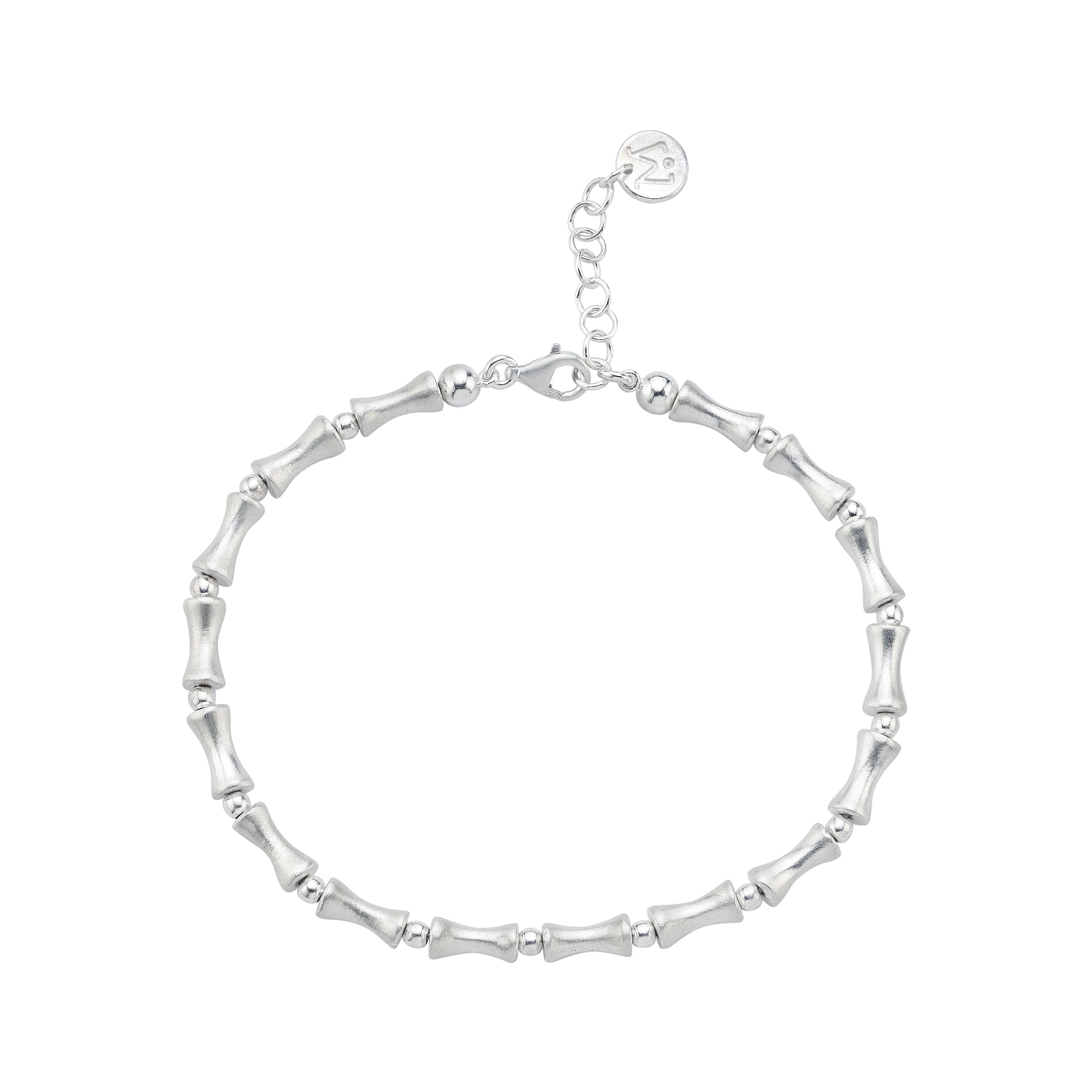Bone Chained Sterling Bracelet