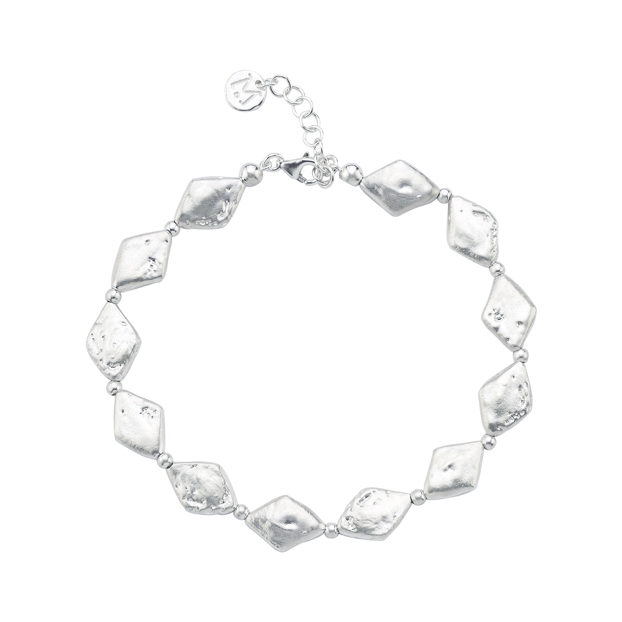 Carreau Baroque Sterling Bracelet