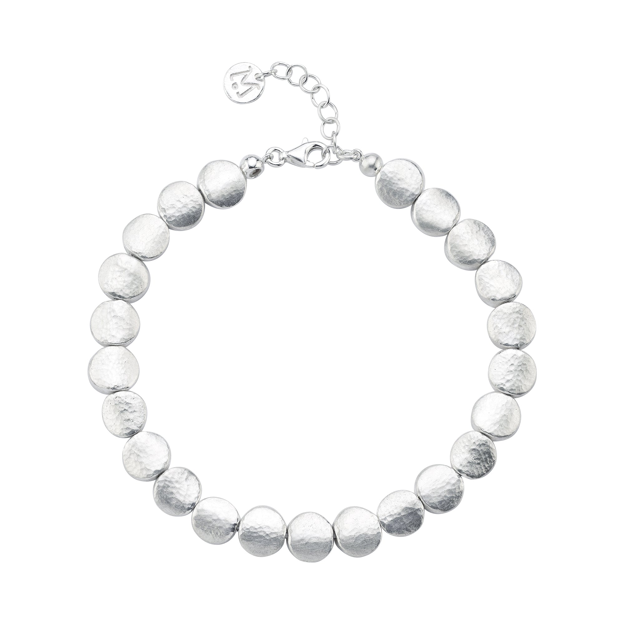 Rounded Dome Sterling Bracelet