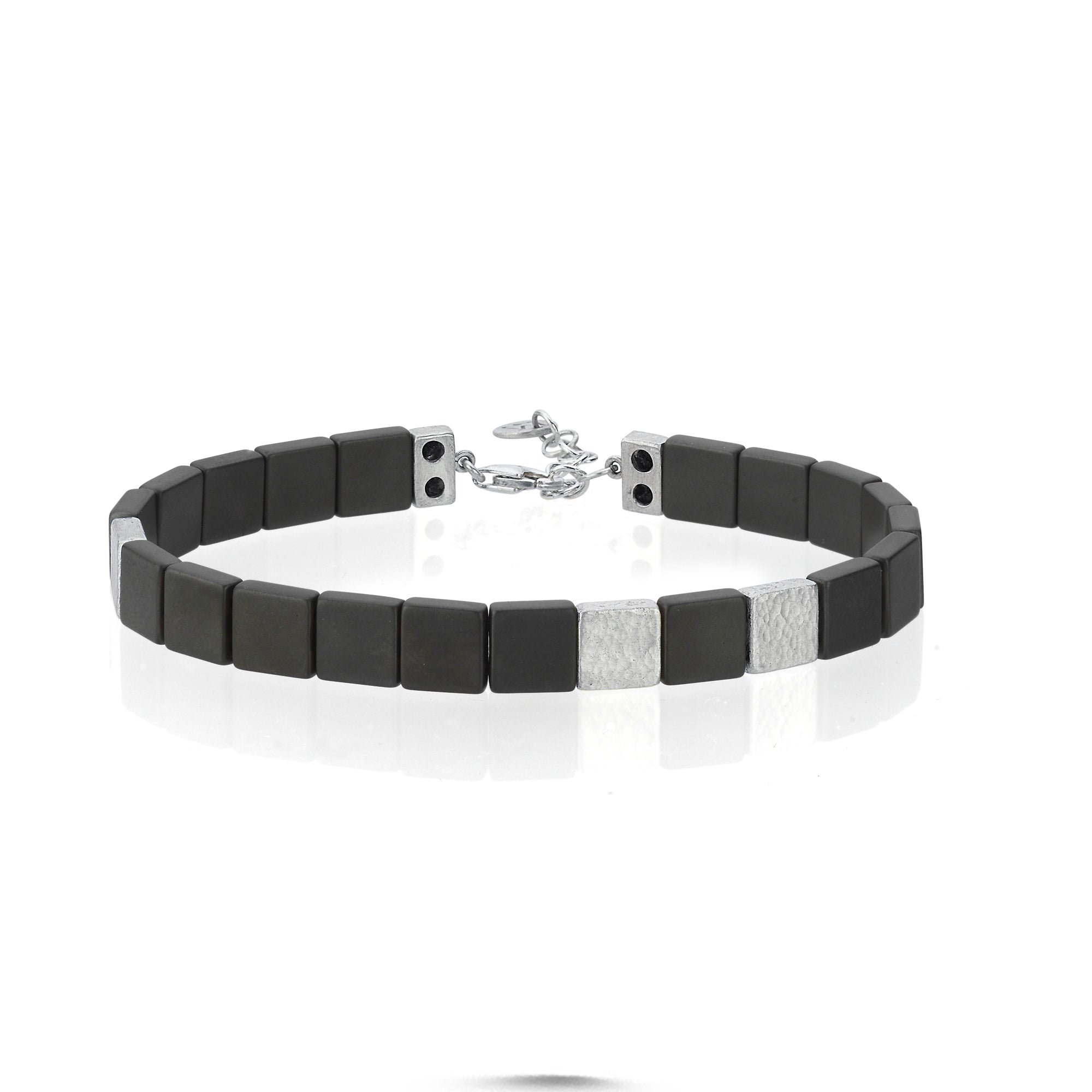 Sterling Black Hematite Bracelet