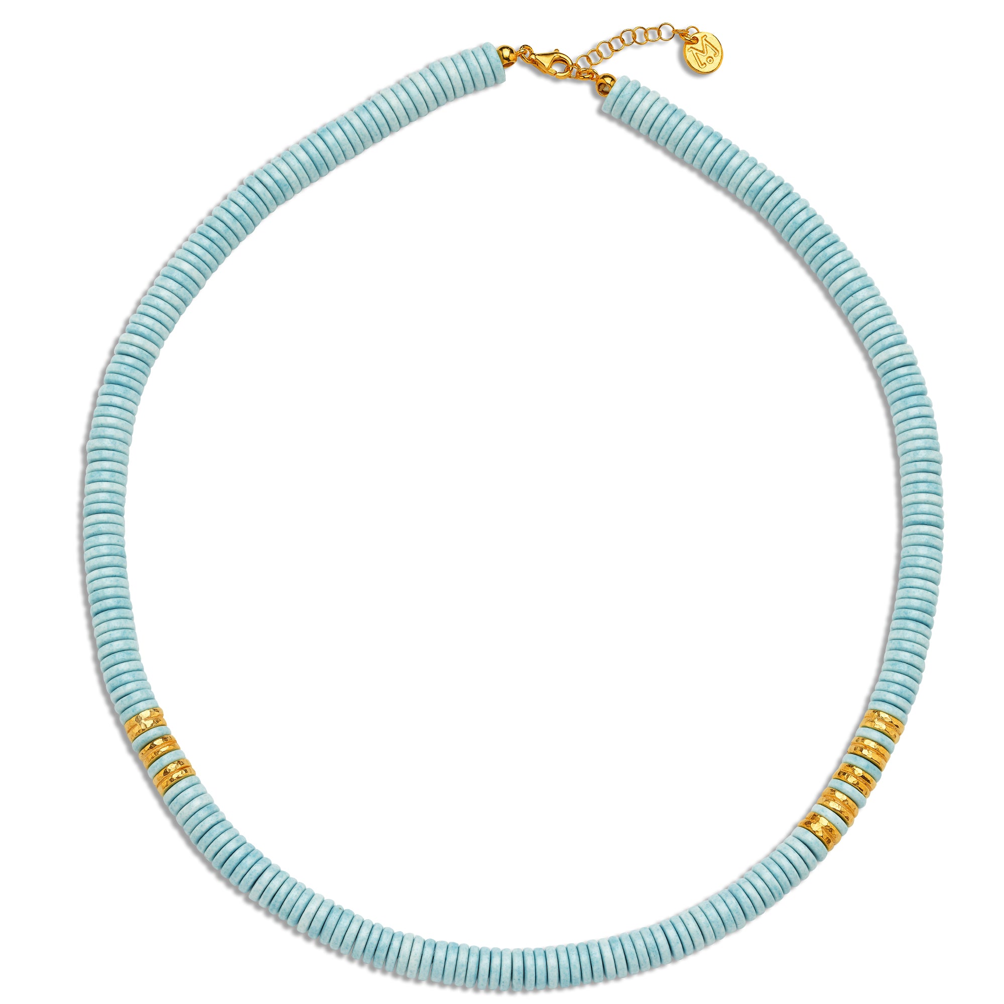 Sky Blue Howlite Necklace